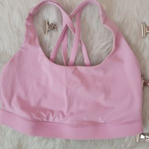 Lululemon Pink sports bra Size 6 (Pre-owned)
